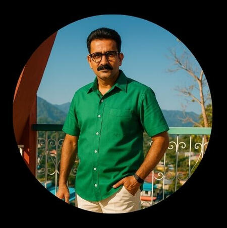 Nabal Kishore Pande – Professional Profile Picture Portrait of Nabal Kishore Pande, wearing formal attire and smiling confidently for a professional profile photo.